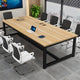 Solid Wood Rectangular Conference Table Office Desk