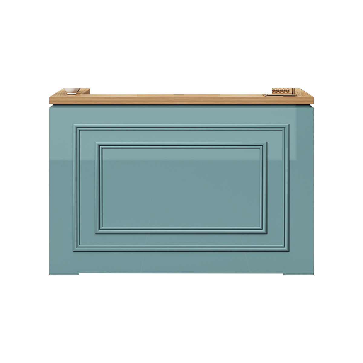 Scandinavian Minimalist Modern Small Reception Desk