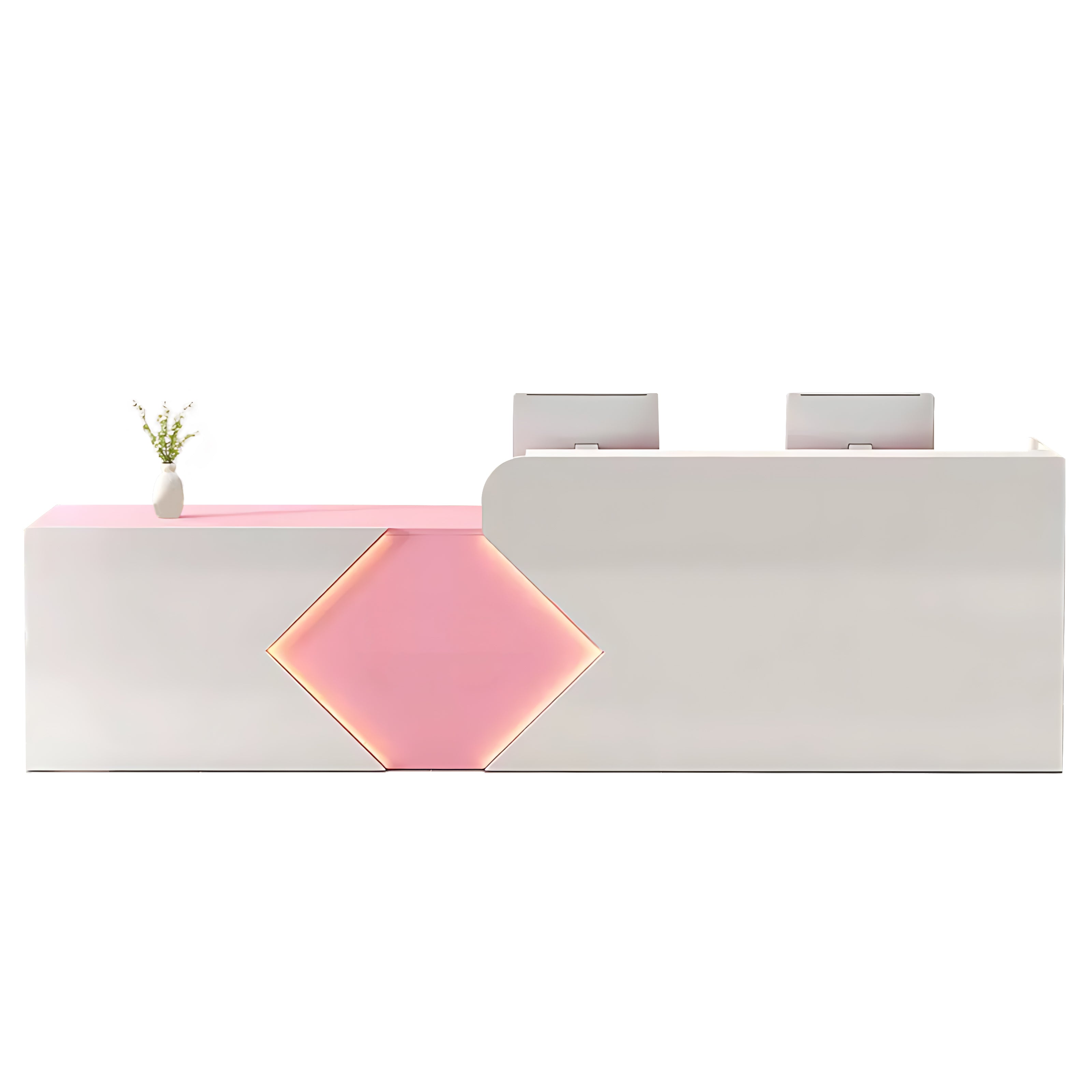 Simple Modern Company Reception Desk Rectangular Reception Desk