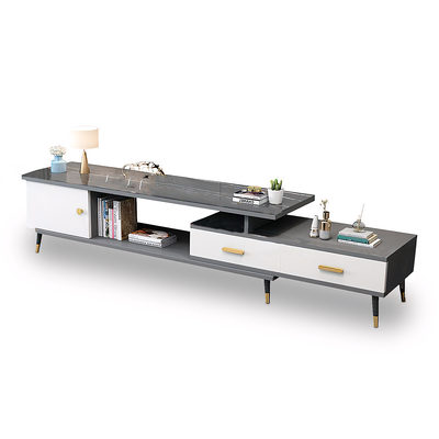 Luxury Minimalist TV Stand with Extendable Design