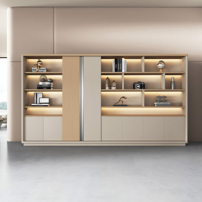 Modern Light Luxury Storage Cabinet with Ample Storage & Dedicated Wardrobe