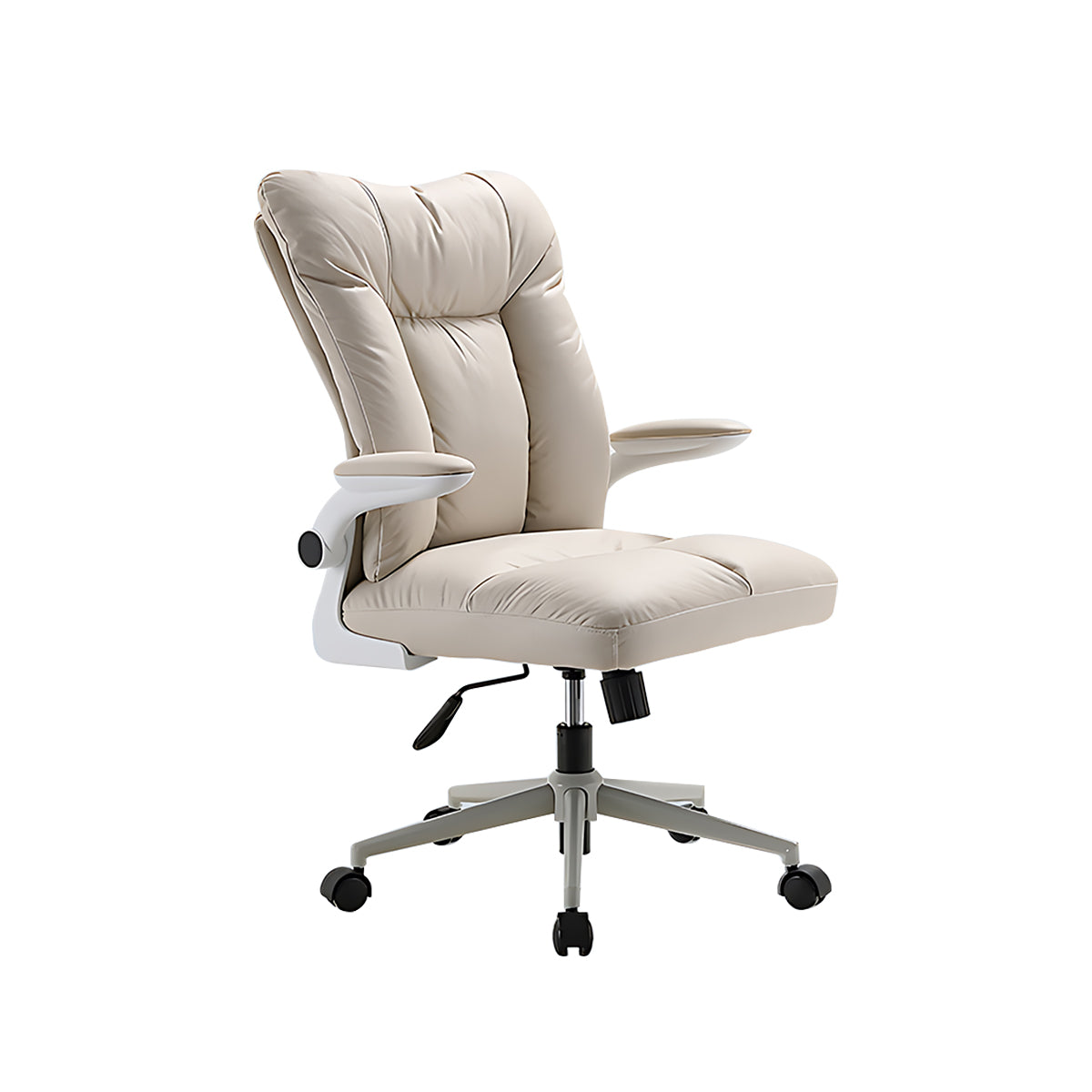 Ergonomic Office Chair with Lumbar Support, Adjustable Arms, 3 Fabrics