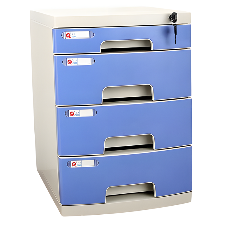 Lockable Desktop File Cabinet, Multi-layer Combination Cabinet