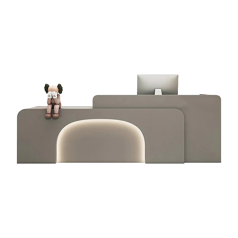 Minimalist Retail Reception Desk, Hotel Reception Desk (Doll not include)