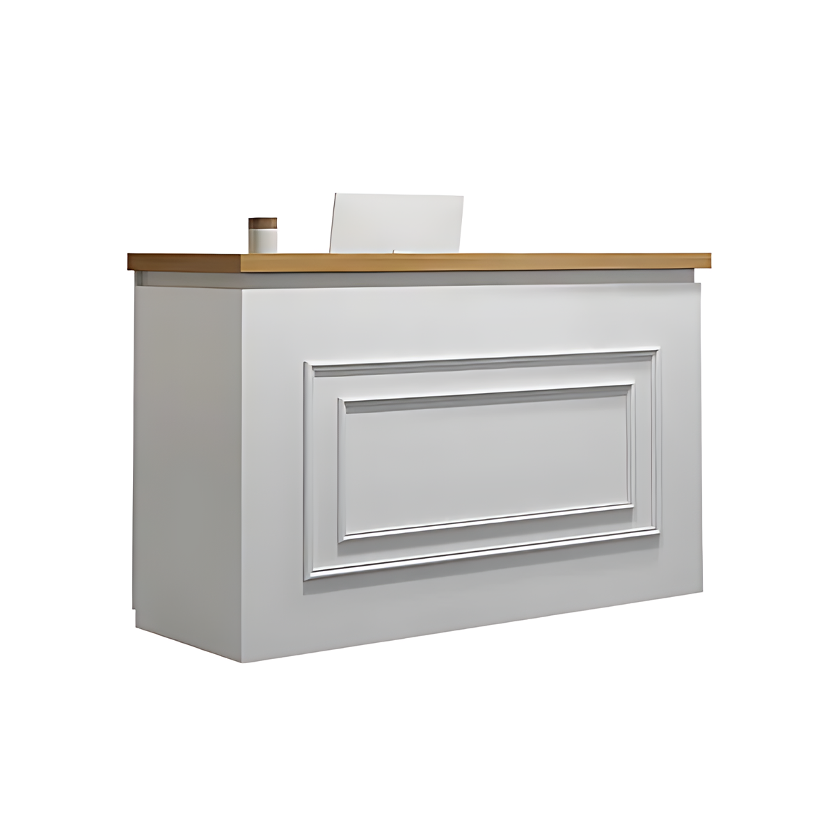 Scandinavian Minimalist Modern Small Reception Desk