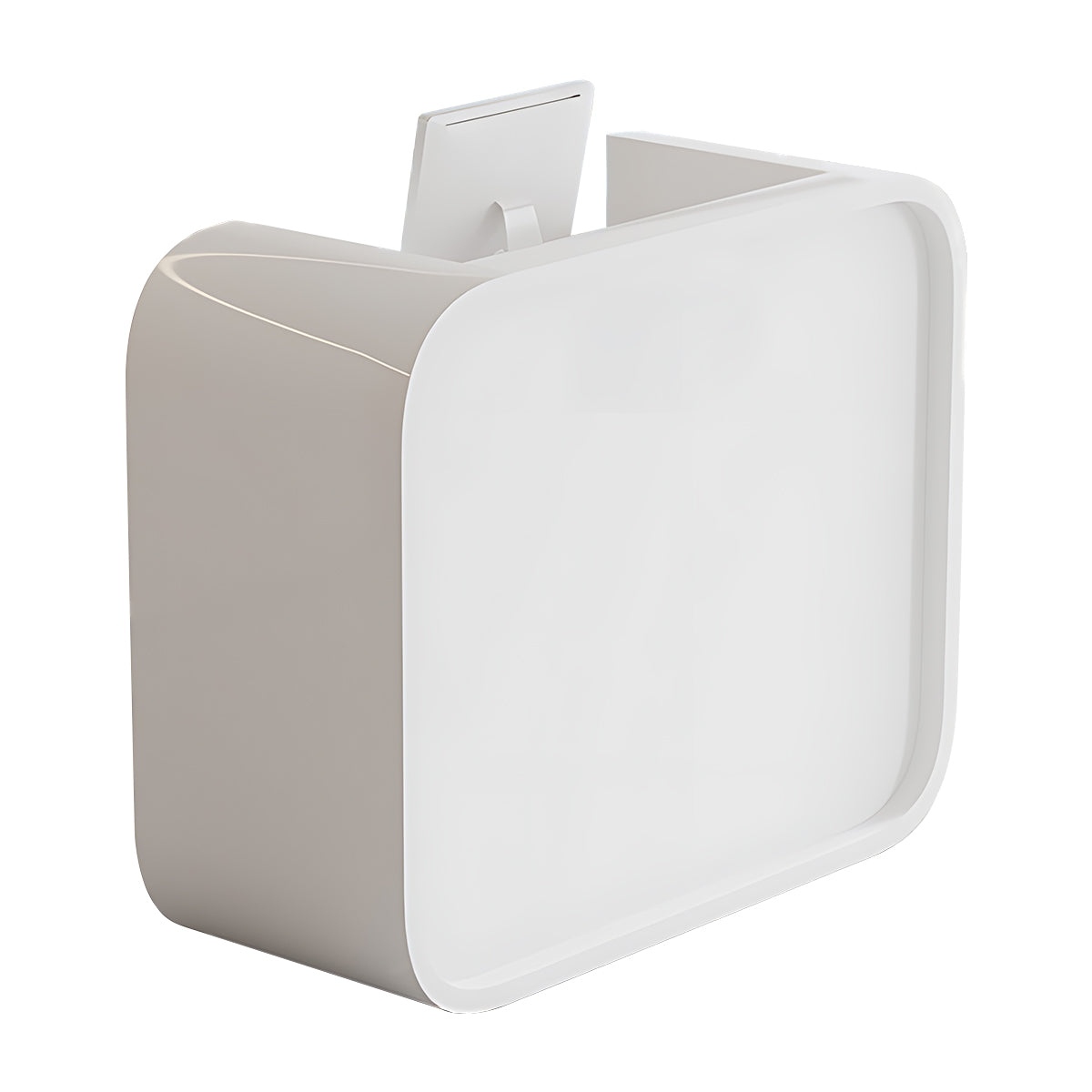 Sleek Minimalist Square Reception Desk with Impact-Resistant Corners