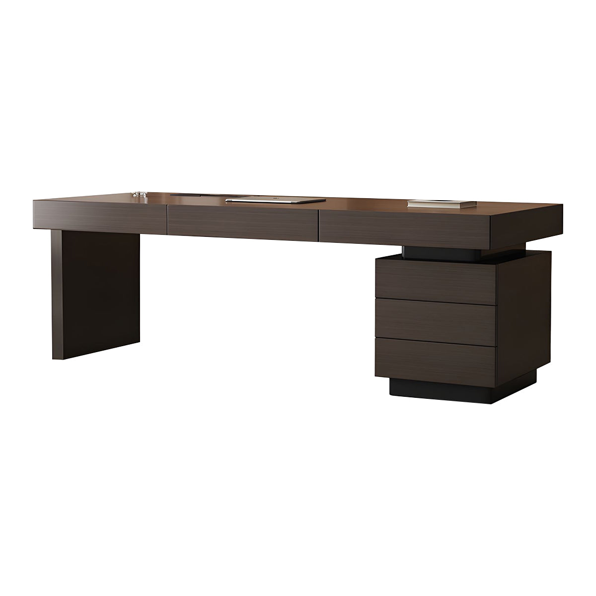 Executive Office Desk Solid Wood Italian Style with Drawers Storage