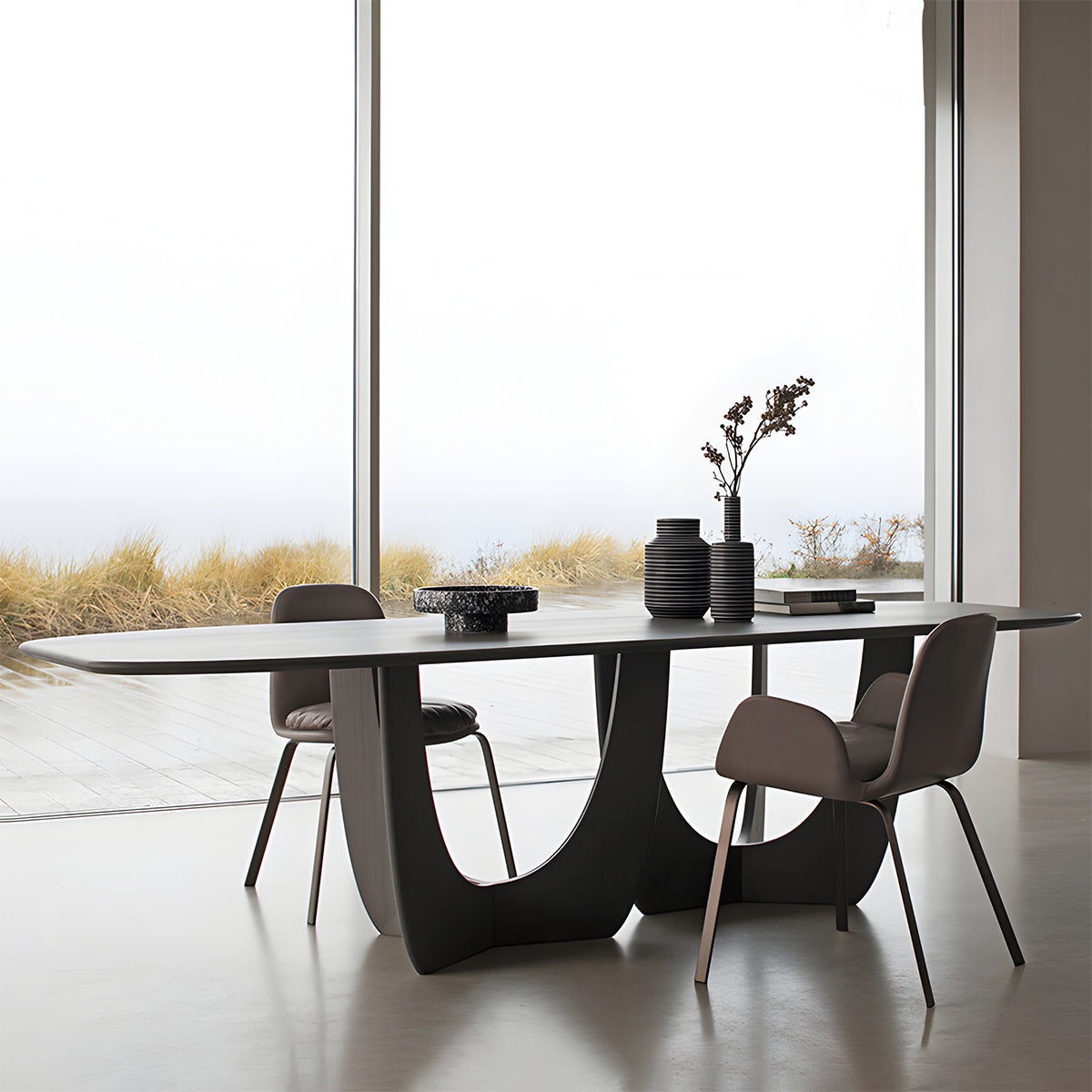 Premium Solid Wood Conference Table for Executive Offices & Meetings