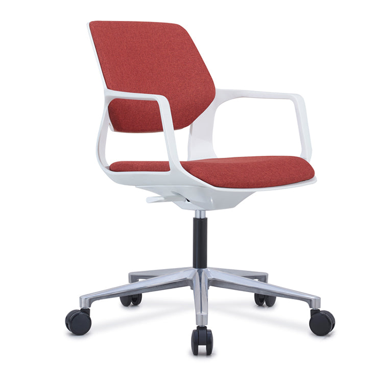 Liftable Swivel Office Chair with Medium Height Backrest