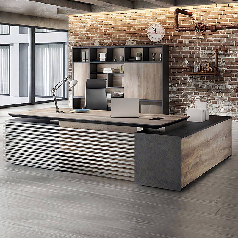 Luxury Executive Desk With Reinforced Tabletop for Superior Durability