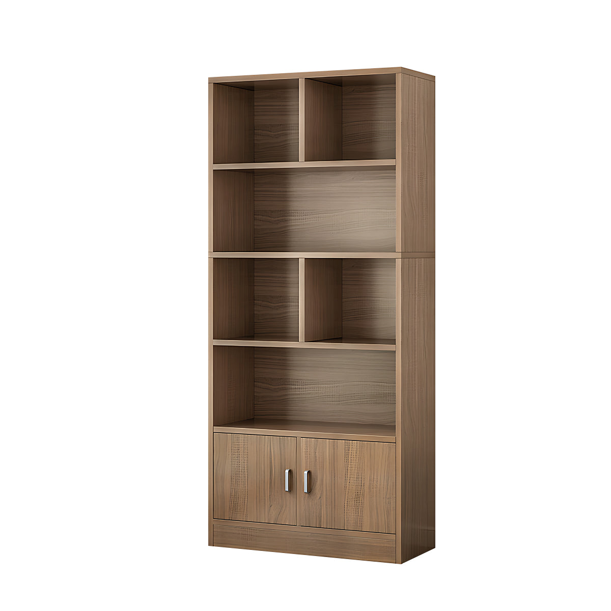Minimalist Wooden Floor-Standing Bookshelf with Open Storage