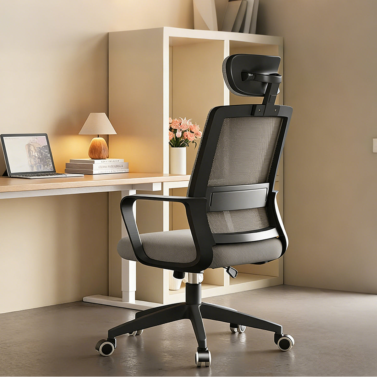 Breathable Office Chair with Dual Cushion Options, Mesh Back & Dual Base