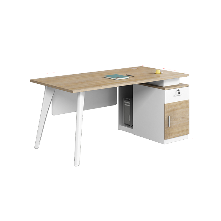 Compact Office Desk and Chair Combination with a Simple Design
