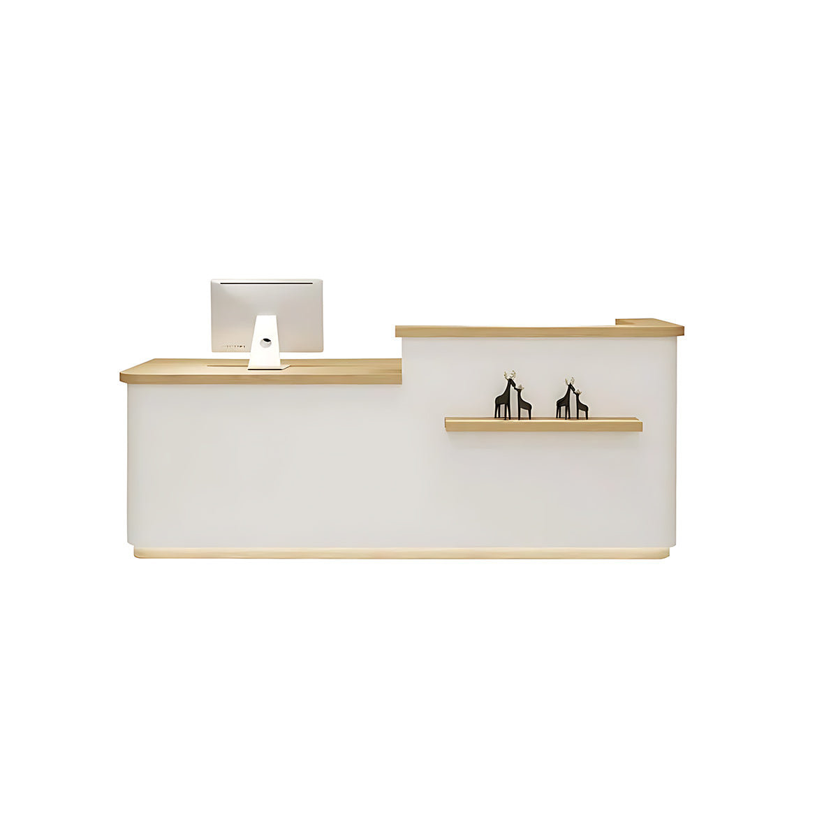 Simple Modern Small Bar Shop Small Corner Front Desk Table