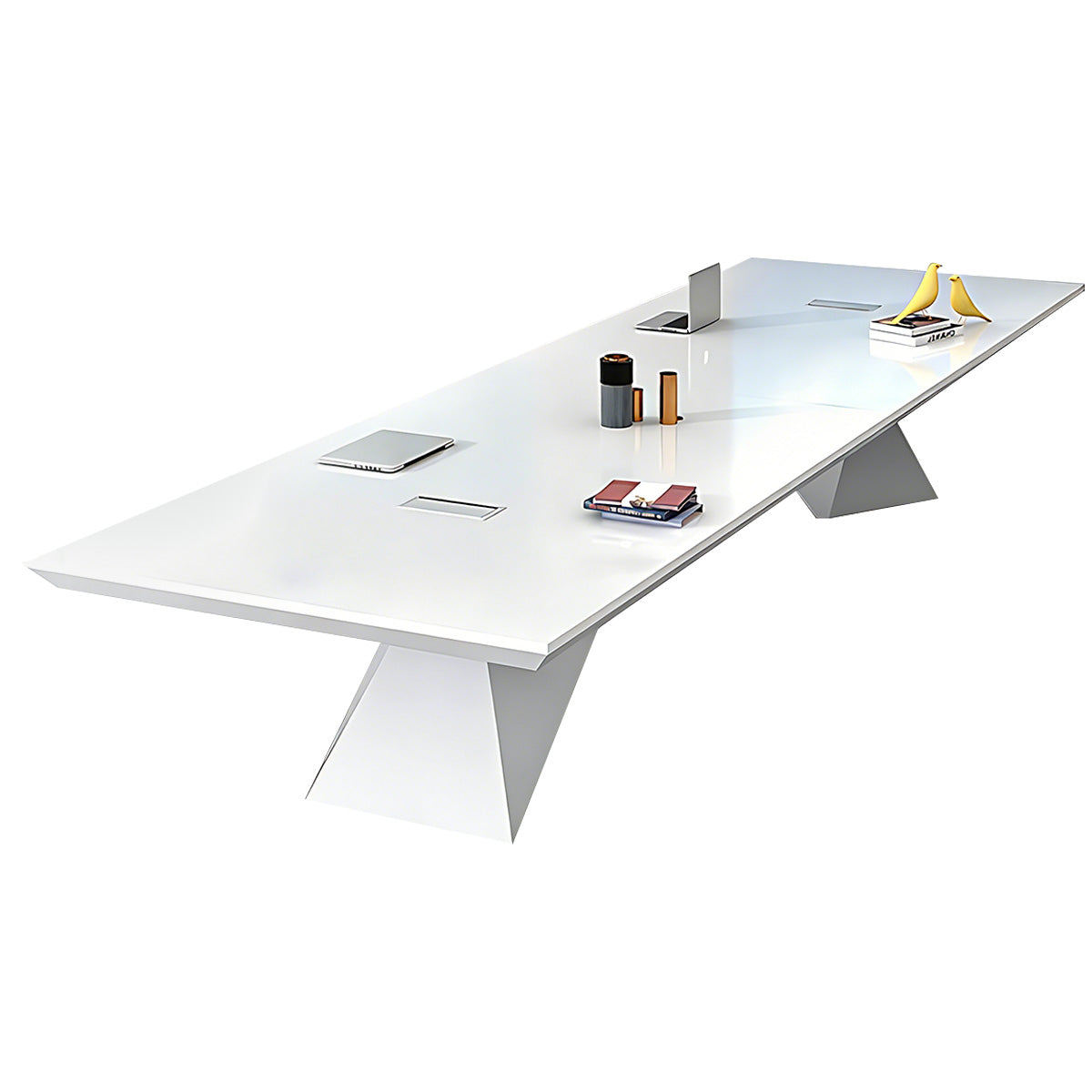 Modern Luxury Rectangular Conference Table for Offices and Boardrooms