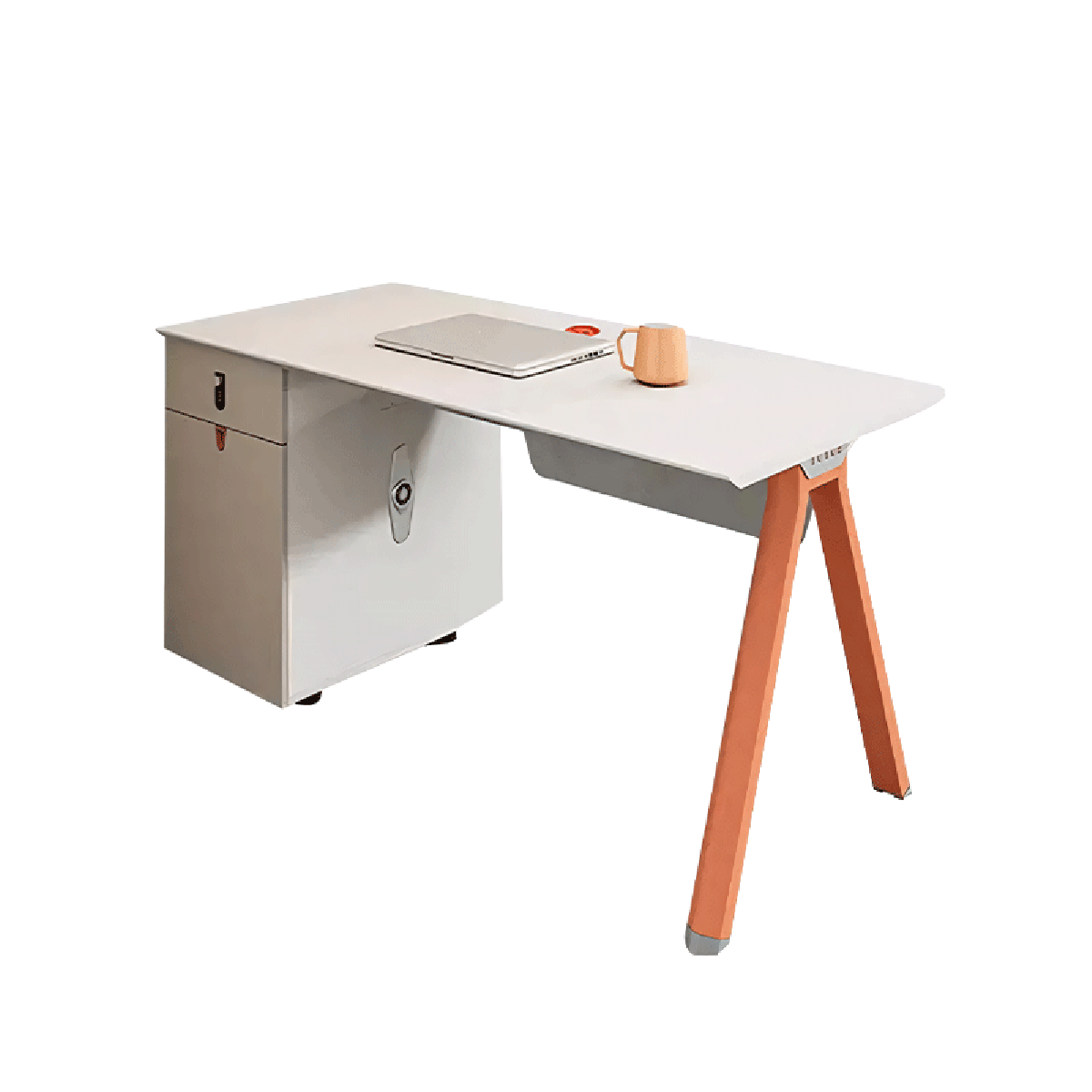 Modular Workstations & Desks-1, Single-person seat, L47" x W24" x H30", for executive office workspace, modern executive office furniture