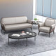 Fashionable Creative Office Sofa in Cowhide Gray