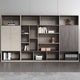 Multi-Functional Storage Cabinet with LED Light for Home & Office