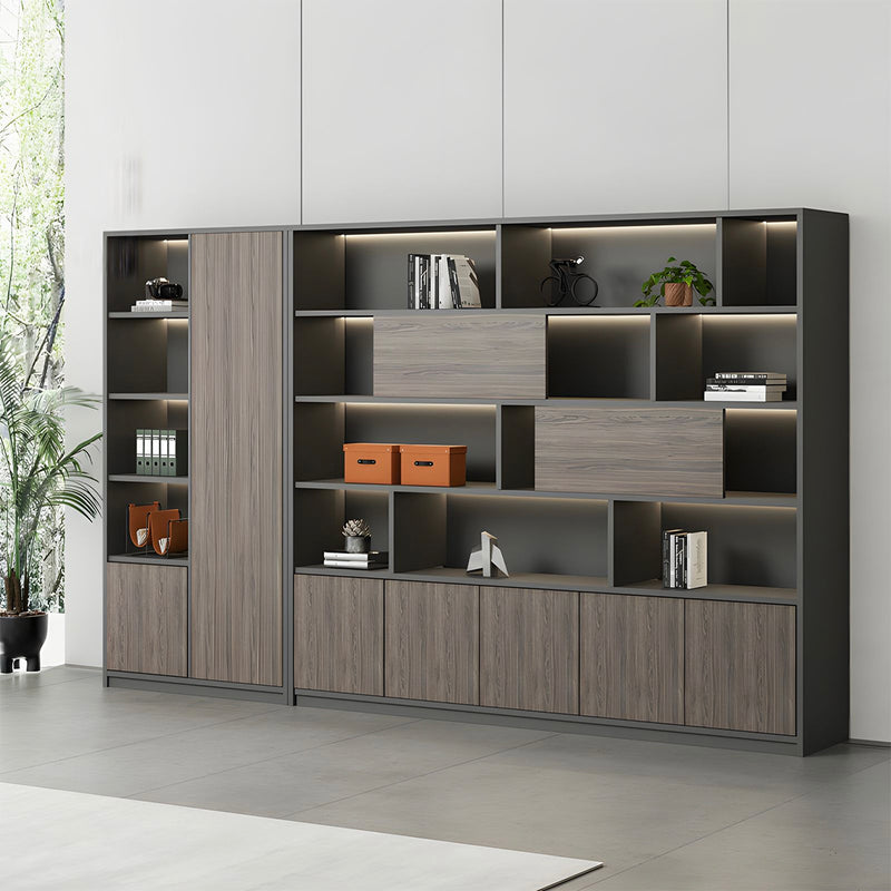 High-Capacity Storage Cabinet with Moisture-Resistant Base for Office