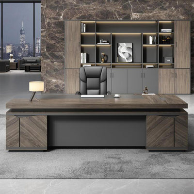 Elegant Vintage Executive Desk