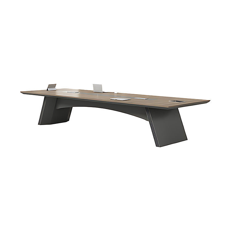 Stylish Panel-Based Rectangular Conference Table Training Table