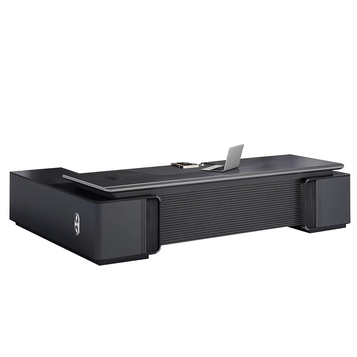 Modern Executive Office Desk for Manager with Storage Cabinet（Stock Items）