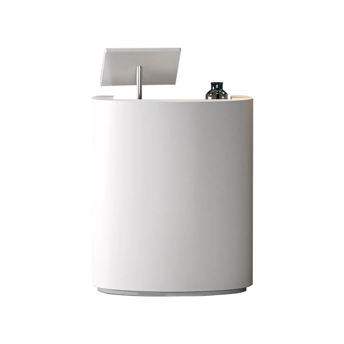 Minimalist Small Reception Desk with Storage Drawer for Clothing Stores（Stock Items）