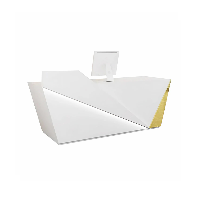 Sleek Beauty Modern Luxe Reception Desk for Salons and Boutiques