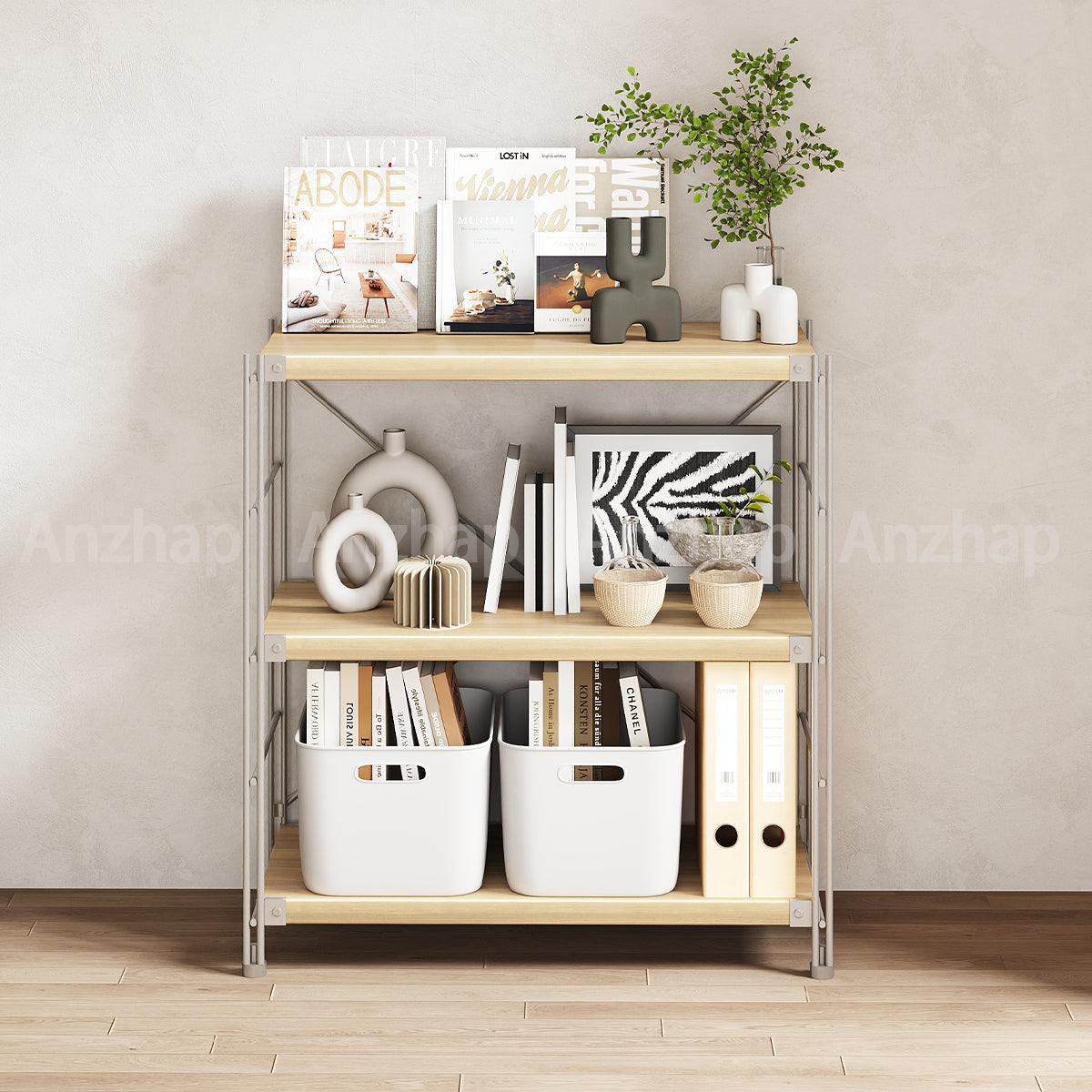 Modern Metal Storage Rack for Living Room and Kitchen（Stock Items）