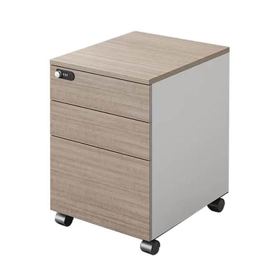 Three drawer movable cabinet with lock - Anzhap