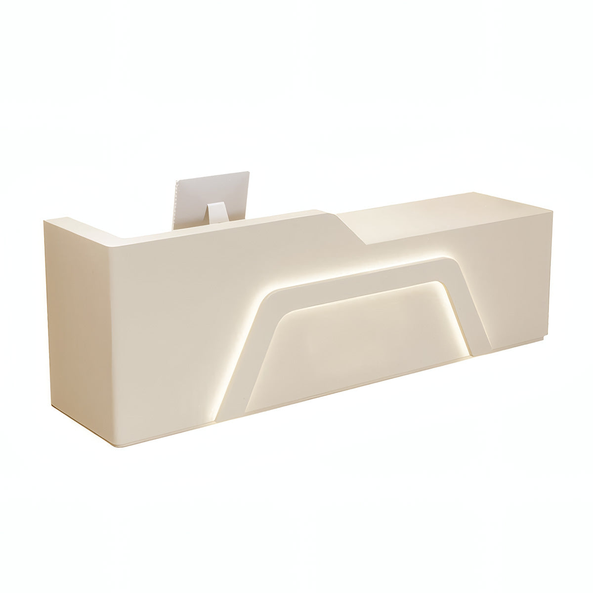 Modern Minimalist Reception Desk 47–157 in Wide with for Salon & Spa