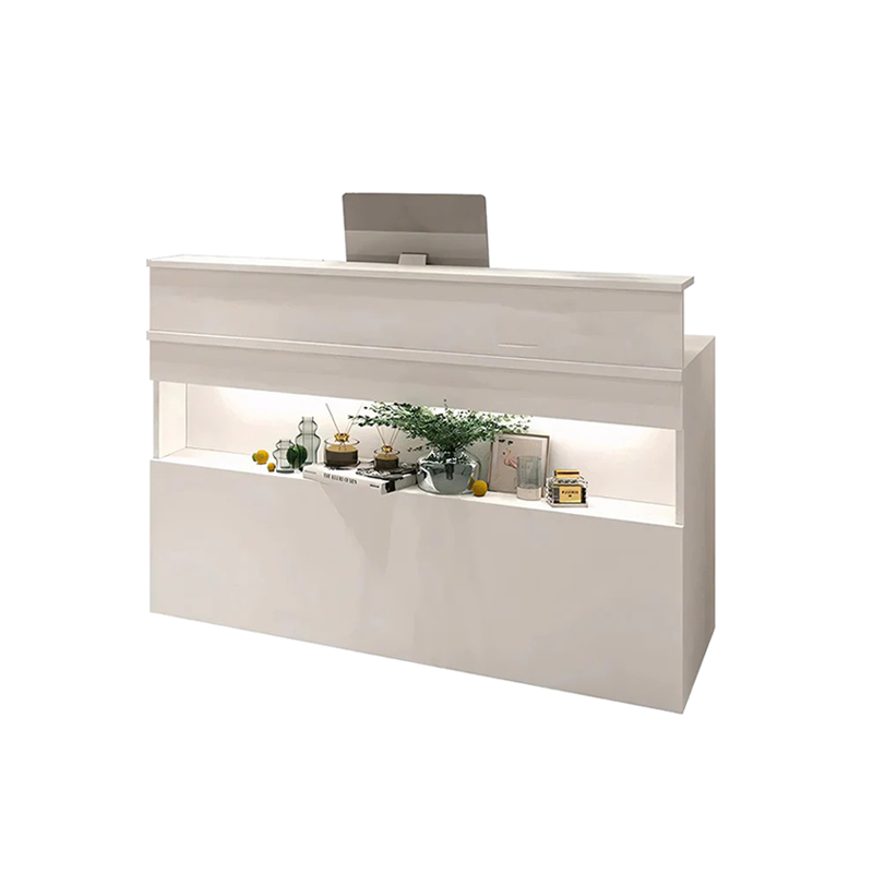 Simple modern small cash register front desk reception desk