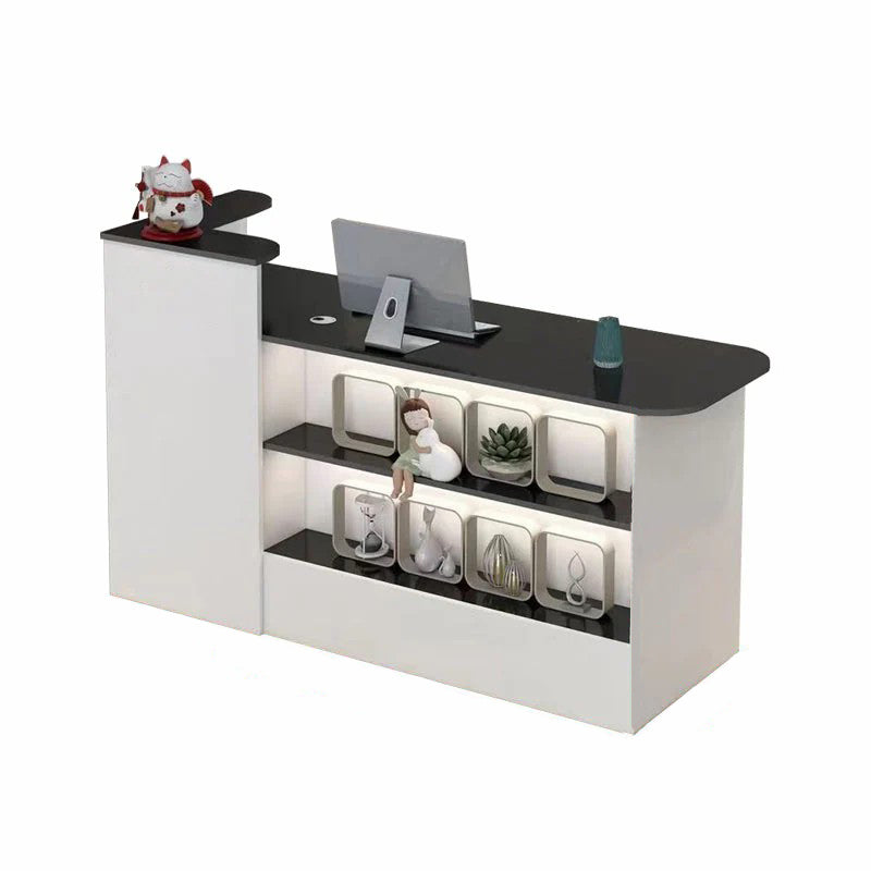 Small Minimalist Modern Reception Desk