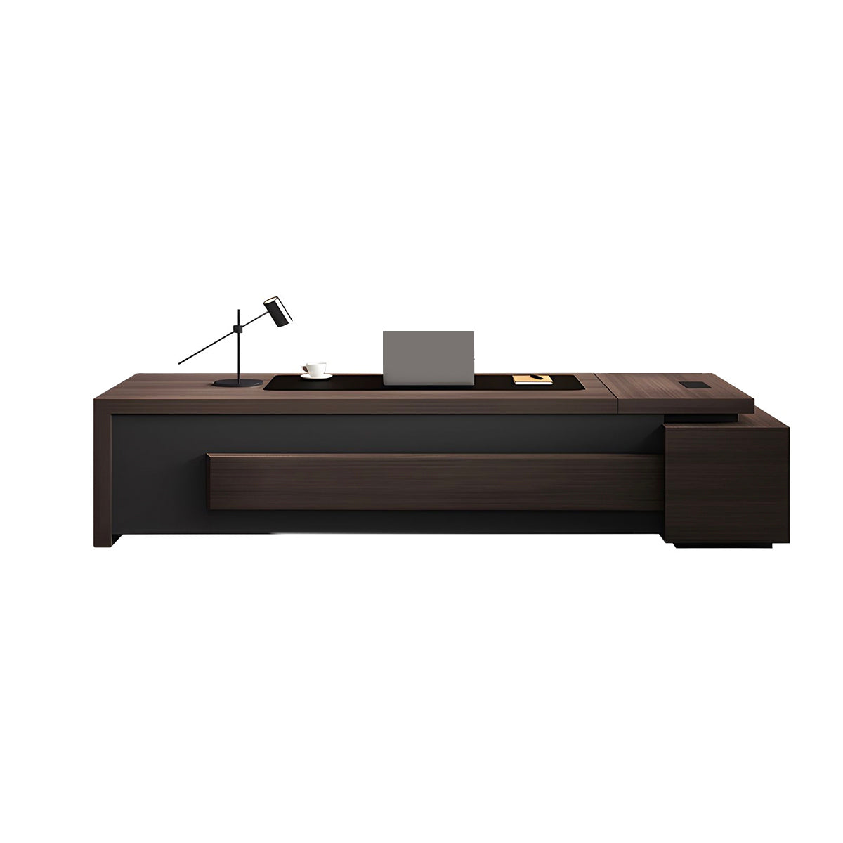 Stylish Modern Executive Desk with Spacious Desktop for Comfortable Work