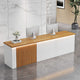 Modern Reception Desk with Ample Storage for Offices and Showrooms
