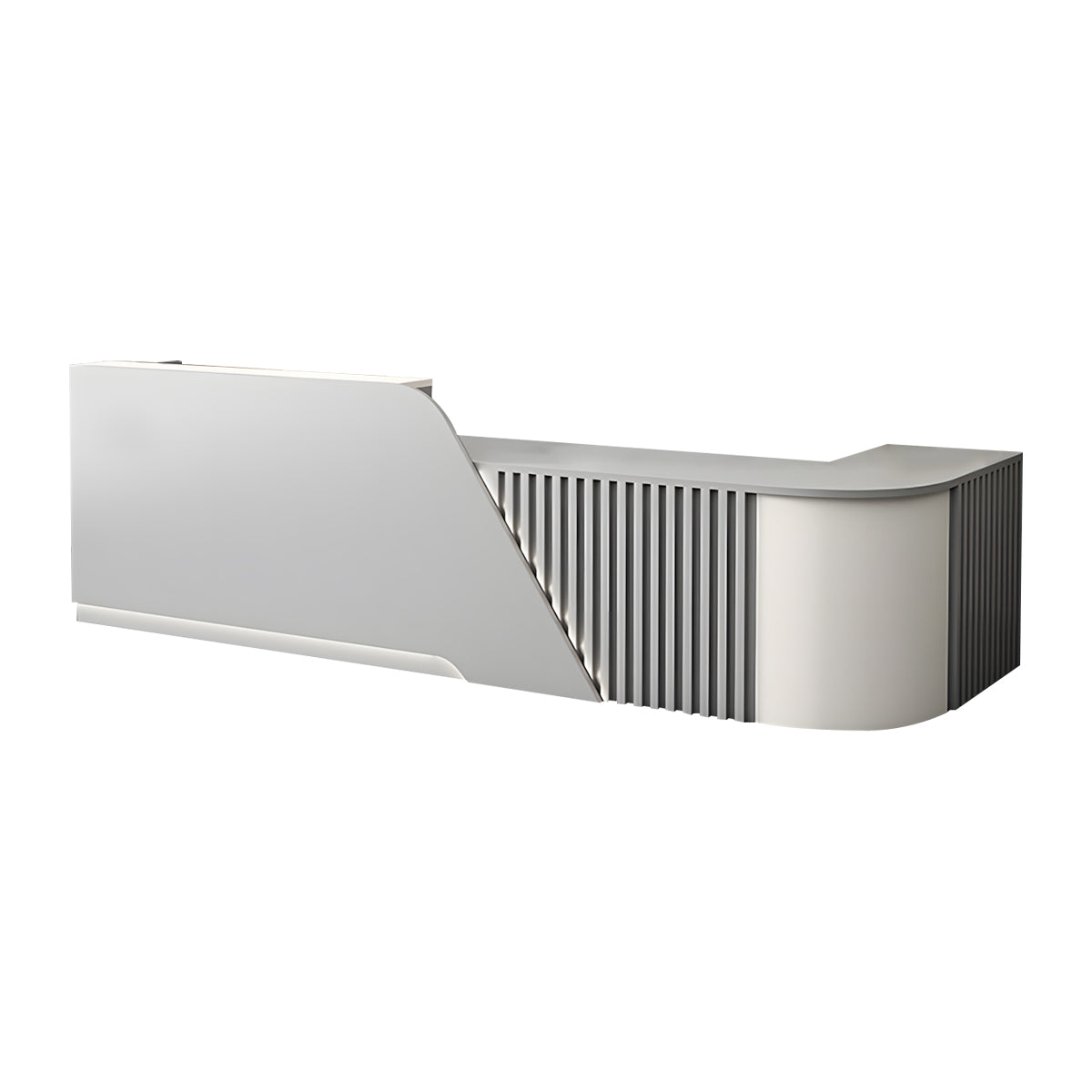 Reception Desk, product detail view, for reception area or front office, commercial reception furniture