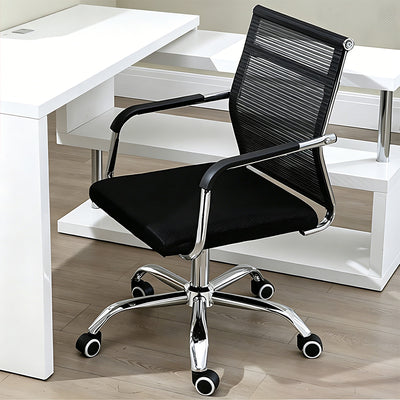 Breathable Mesh Office Chair with Adjustable Height, Reclining Function & Silent Casters