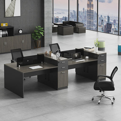 Multifunctional Combination Employee Screen Computer Desk and Chair