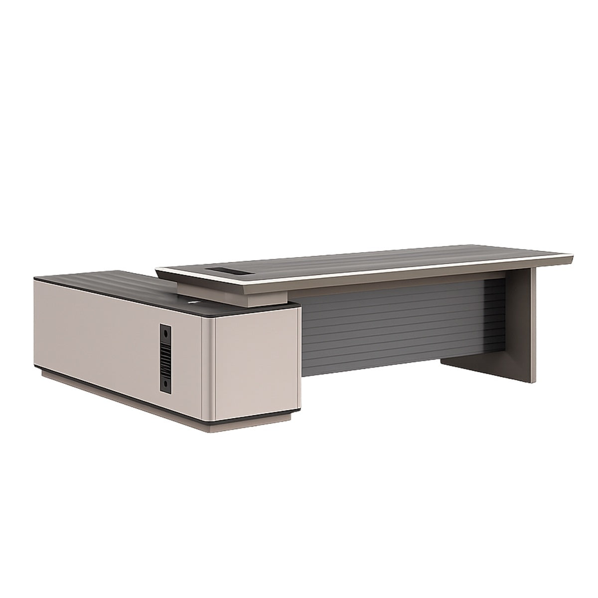Executive Desk 71–94 in Wide with Ample Storage & Privacy Panel