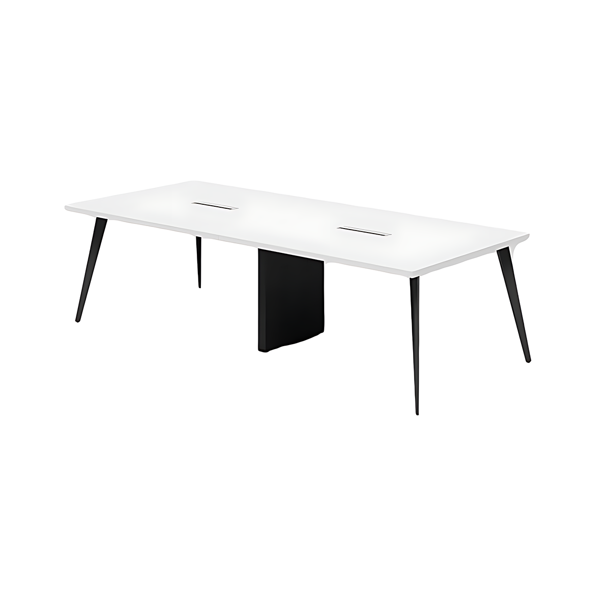 White Rectangular Conference Table Training Table Office Desk