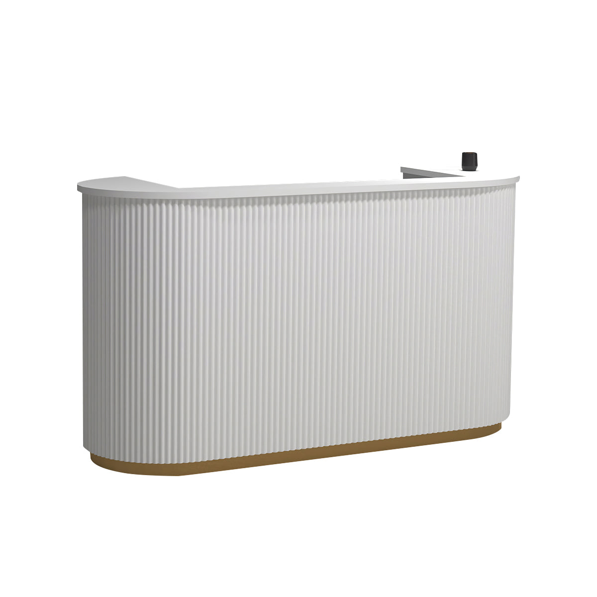Minimalist U-shaped Reception Desk for Lobbies and Offices