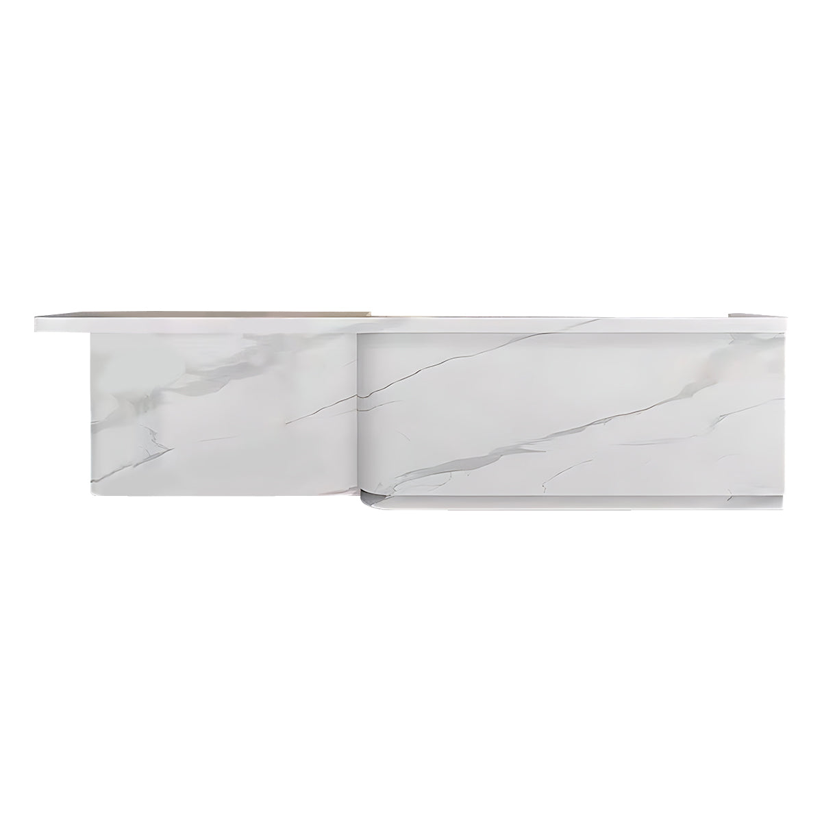 Modern Minimalist Front Desk with Sturdy Tabletop Design