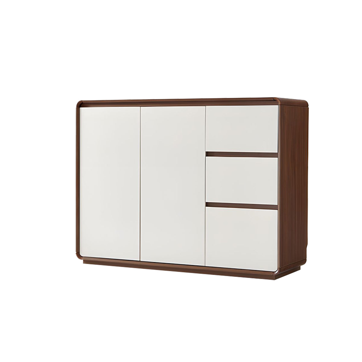 Minimalist Classic Sideboard with Handle Free Drawers Adjustable Shelves