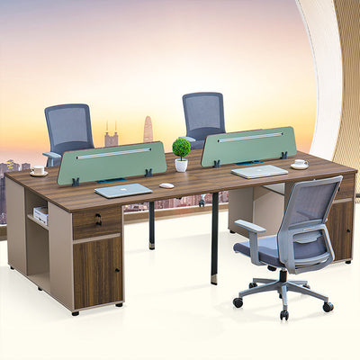 Simple Screen Workstation Computer Desk and Chair Set