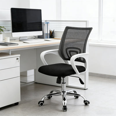 Ergonomic Mesh Office Chair with Lumbar Support, Recline & Swivel