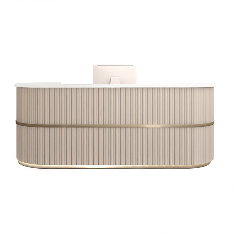 Clothing Store Women's Curved Reception Front Desk