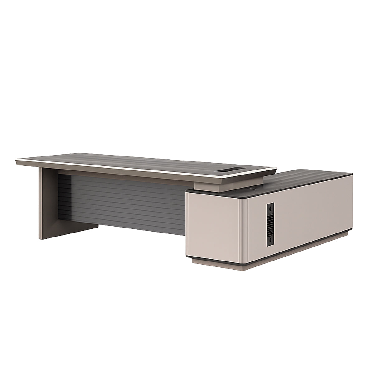 Executive Desk 71–94 in Wide with Ample Storage & Privacy Panel