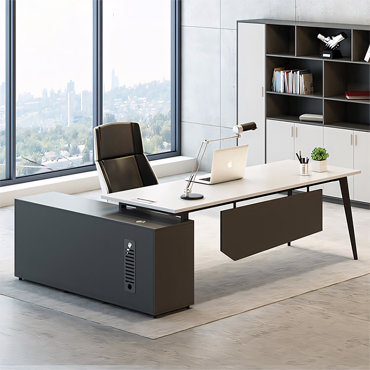 Executive Office Desk Computer Table Writing Desk Workstation