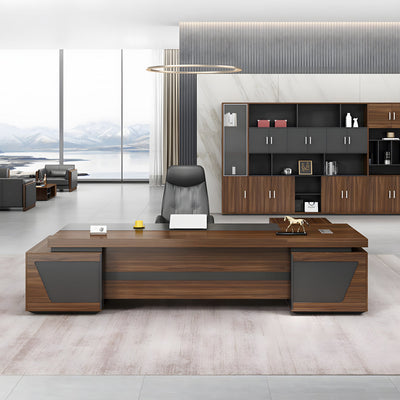 L-Shaped executive desk lifestyle scene