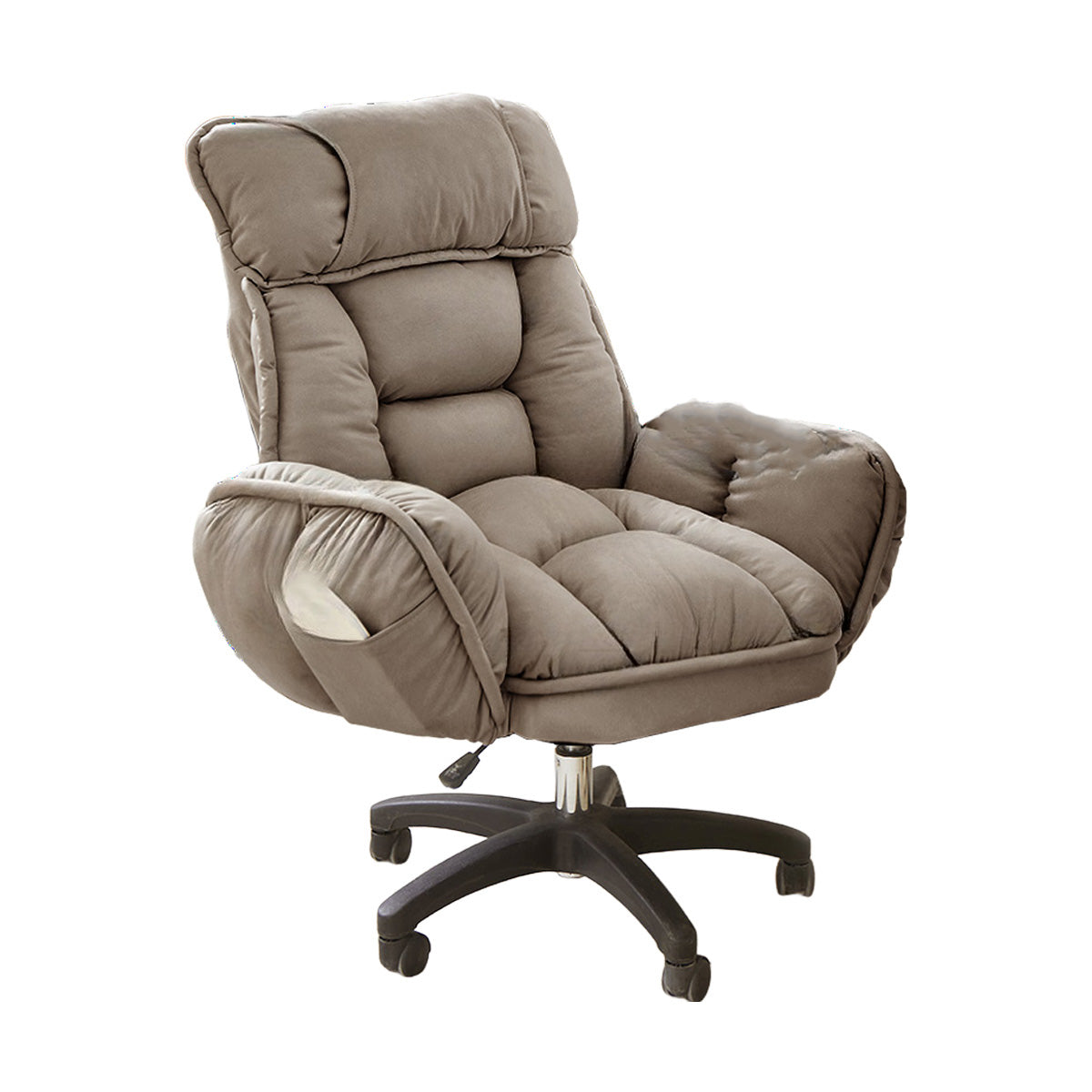 Luxury Adjustable Gaming Office Chair With Soft Cushioned Seat And Hidden Footrest
